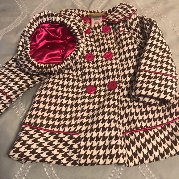 SOLD Toddlers Coat w) matching Hat - Picture 3 of 8